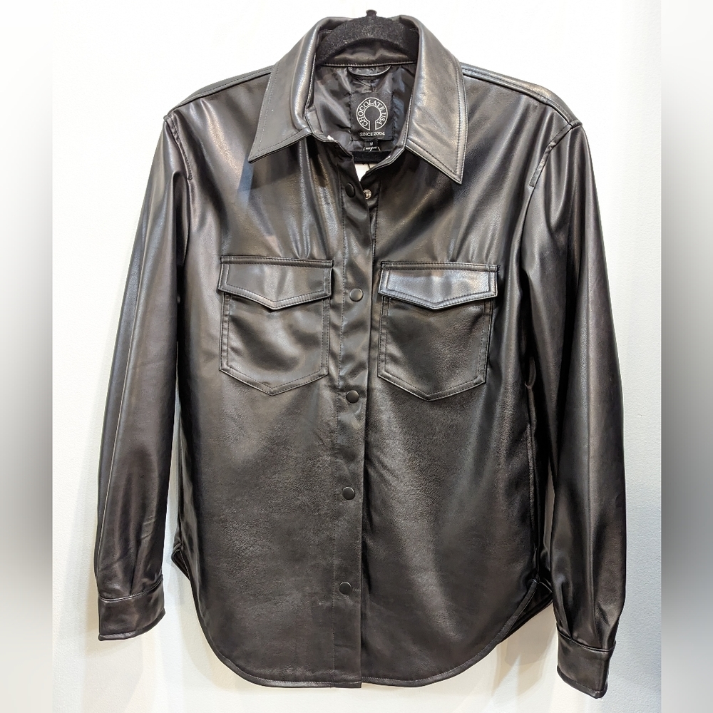 Black Shirt Jacket - Picture 5 of 5